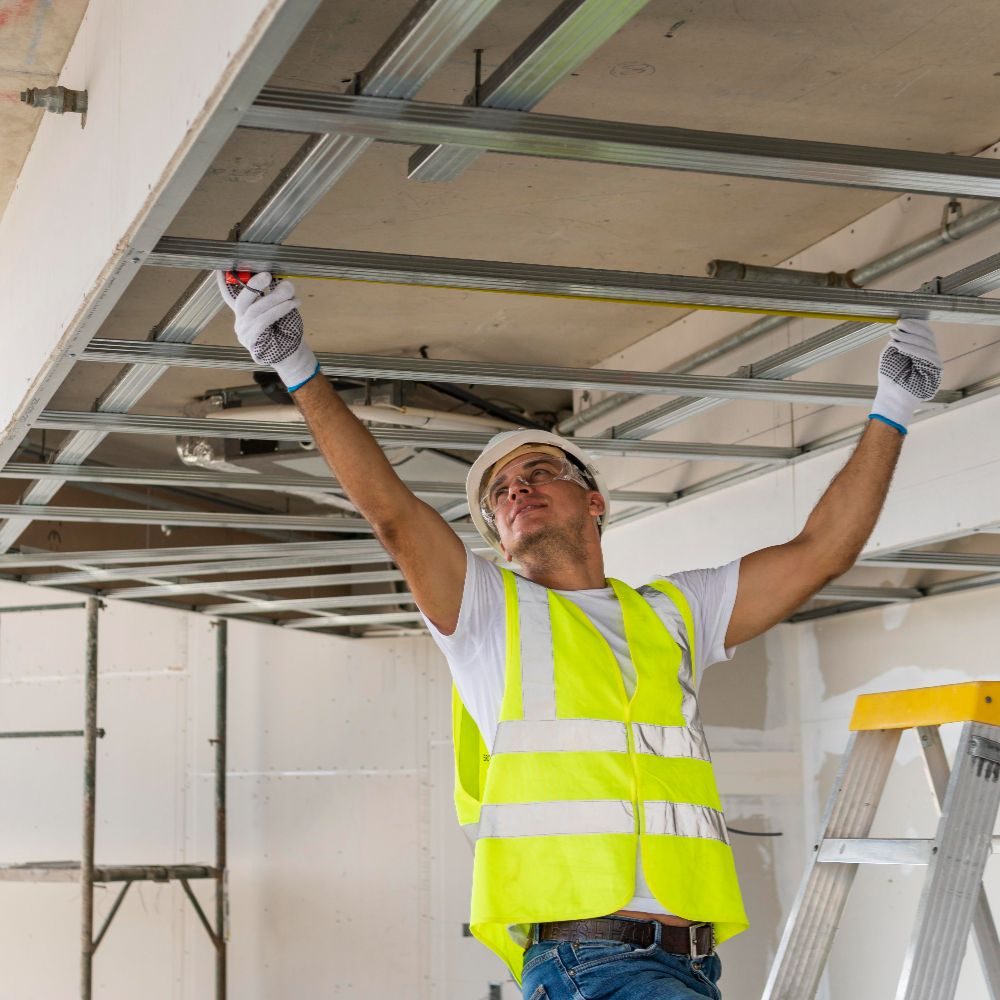 Gypsum ceiling fittings