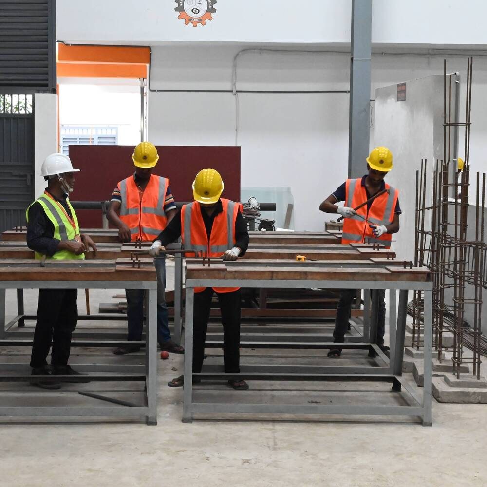 Steel fixing (rod binding)